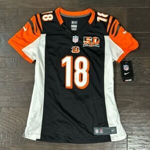 Nike Black and Orange Women's Top